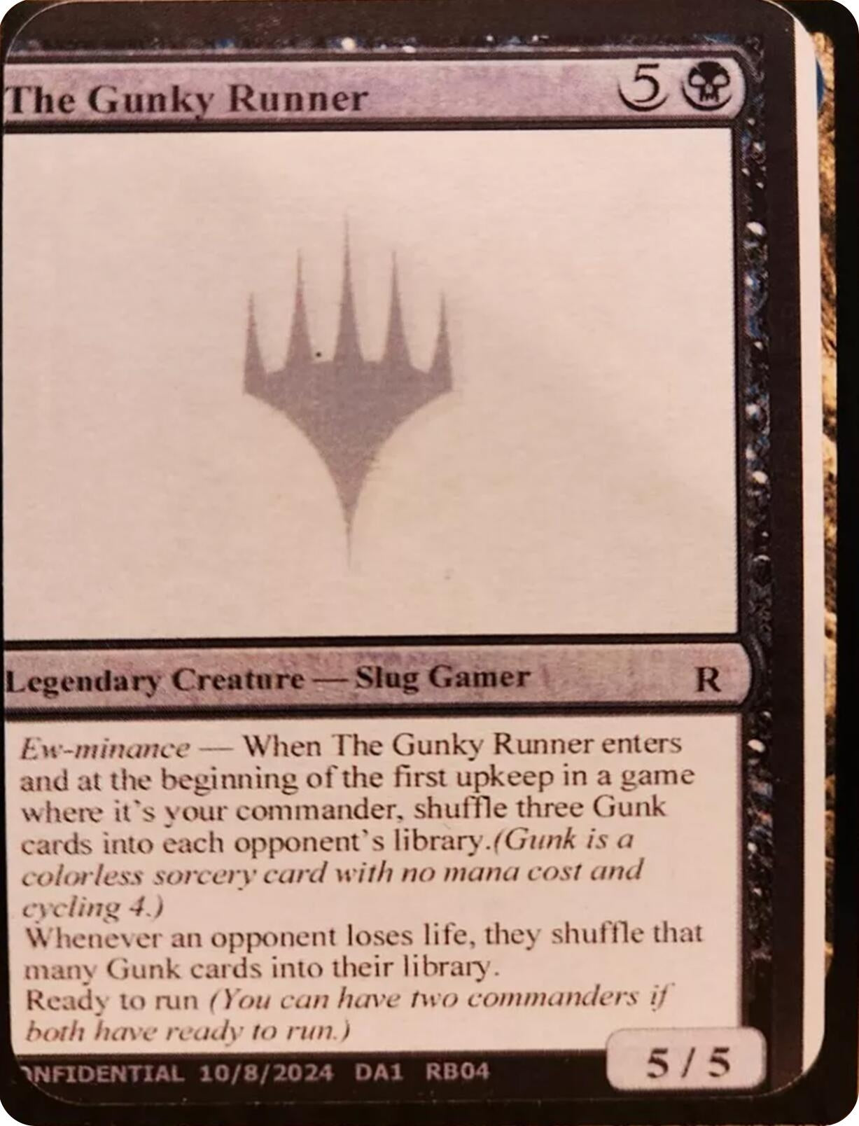 Image for The Gunky Runner (Un-Known Event Playtest Cards) - Magic: The Gathering