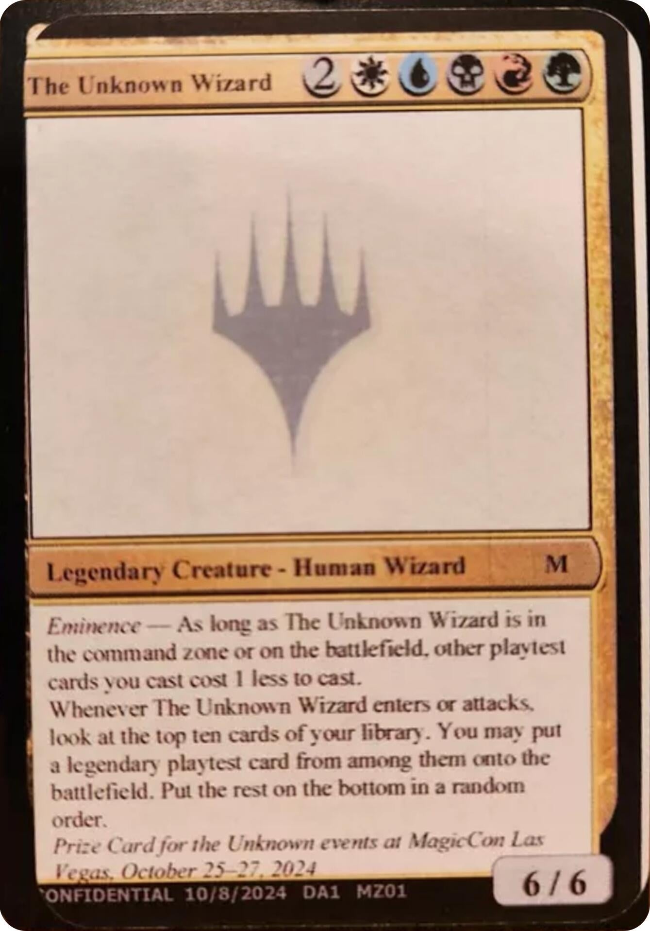 Image for The Unknown Wizard (Un-Known Event Playtest Cards) - Magic: The Gathering