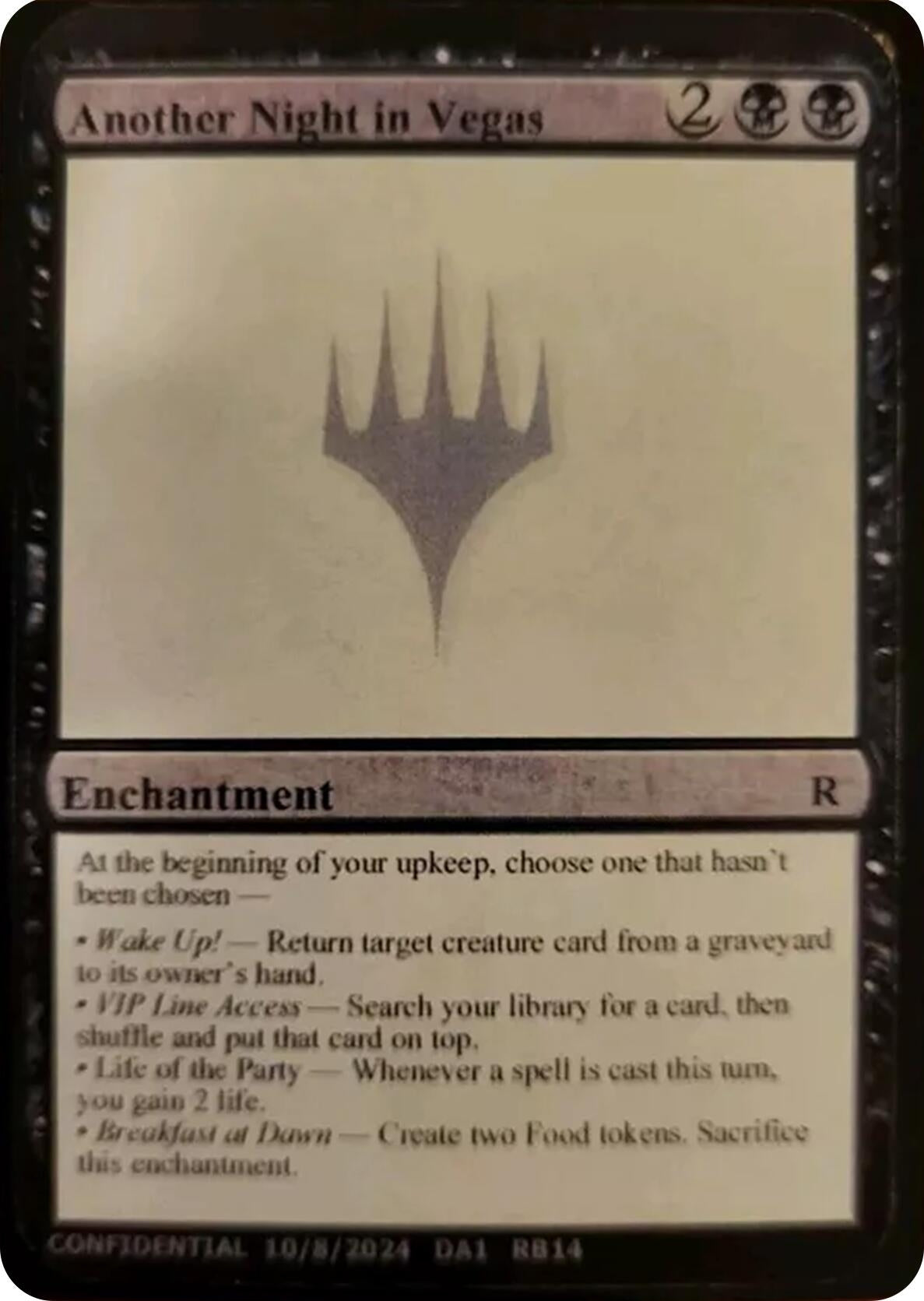 Image for Another Night in Vegas (Un-Known Event Playtest Cards) - Magic: The Gathering