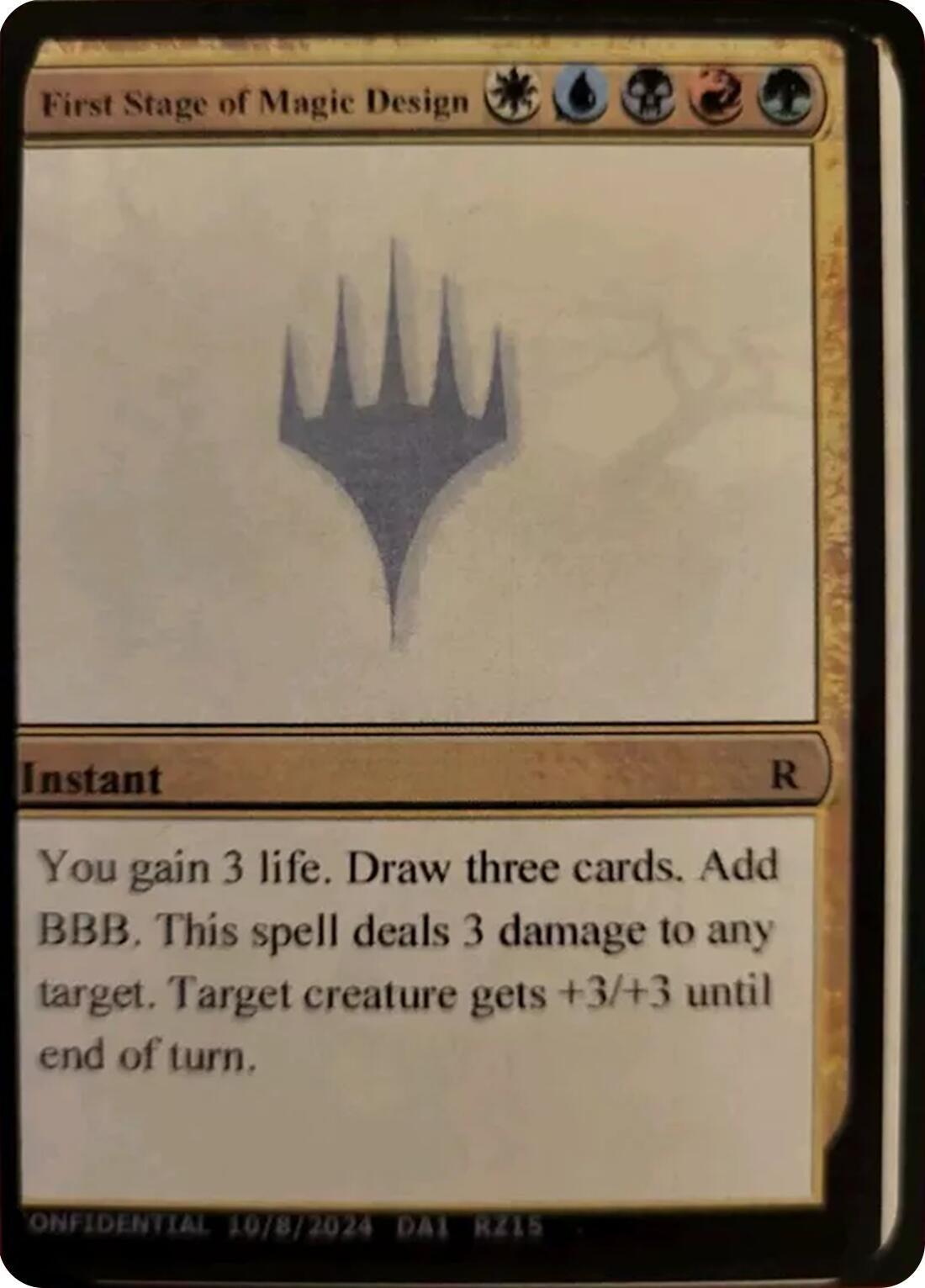 Image for First Stage of Magic Design (Un-Known Event Playtest Cards) - Magic: The Gathering