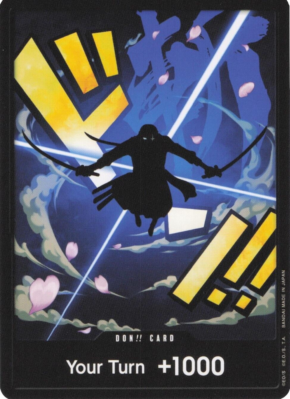 Image for DON!! Card (Zoro) (Premium Booster -The Best-) - One Piece Card Game