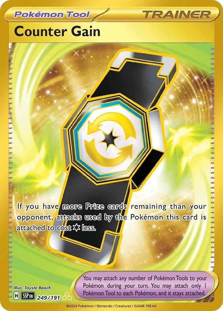 Image for Counter Gain (SV08: Surging Sparks) (249/191) - Pokemon