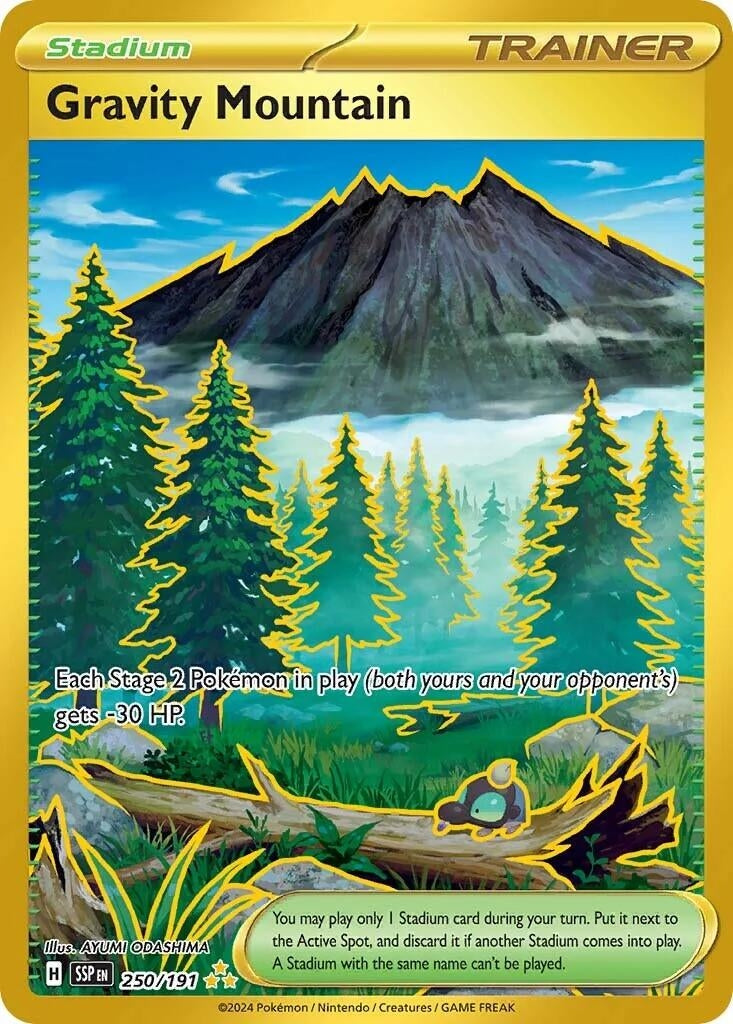 Image for Gravity Mountain (SV08: Surging Sparks) (250/191) - Pokemon