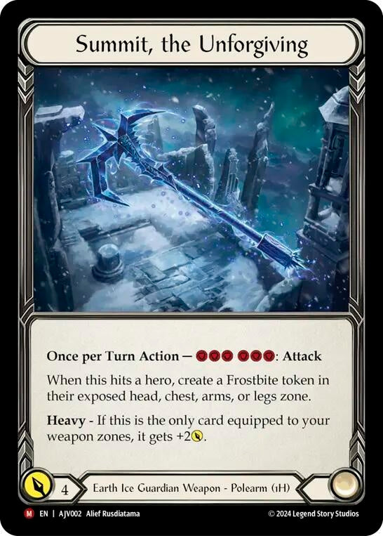 Image for Summit, the Unforgiving (Armory Deck: Jarl Vetreidi) (AJV002) - Flesh and Blood TCG