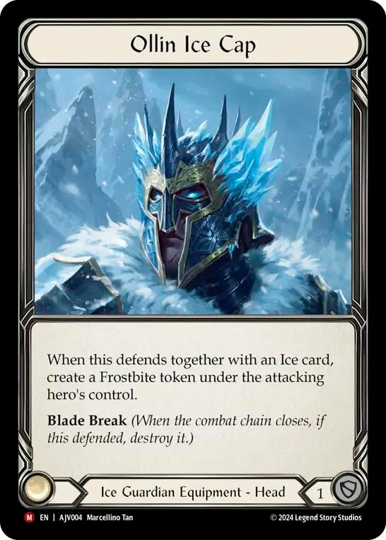 Image for Ollin Ice Cap (Armory Deck: Jarl Vetreidi) (AJV004) - Flesh and Blood TCG