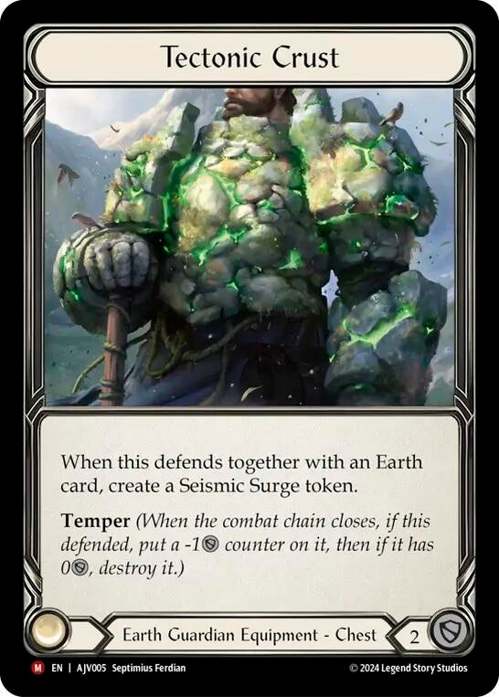 Image for Tectonic Crust (Armory Deck: Jarl Vetreidi) (AJV005) - Flesh and Blood TCG