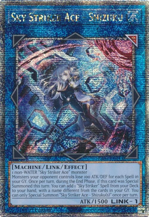 Image for Sky Striker Ace - Shizuku (Alternate Art) (Quarter Century Secret Rare) (Quarter Century Bonanza) (RA03-EN043) - YuGiOh