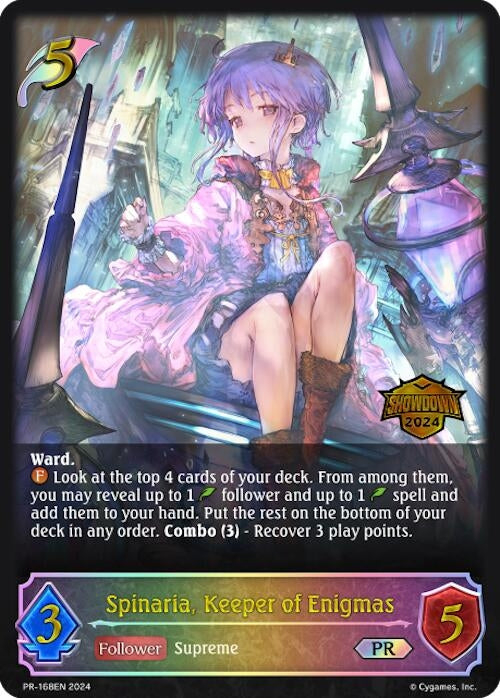 Image for Spinaria, Keeper of Enigmas (Shadowverse: Evolve Promo Cards) (PR-168EN) - Shadowverse: Evolve