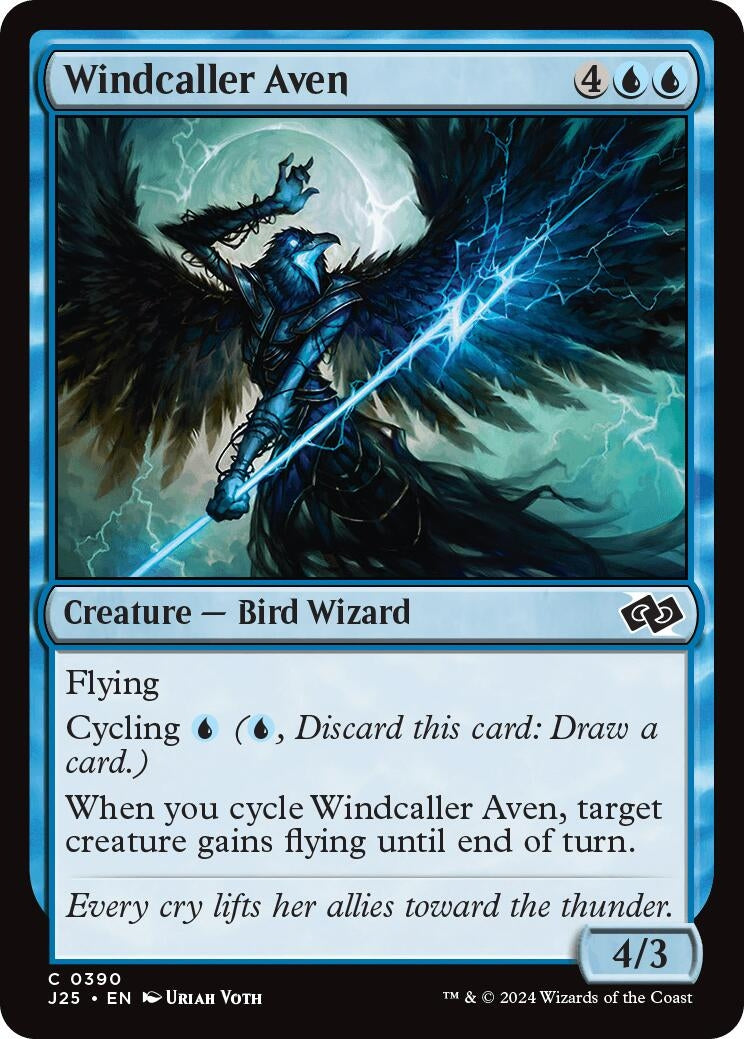Image for Windcaller Aven (Foundations Jumpstart) (390) - Magic: The Gathering