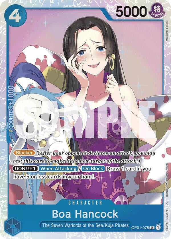 Image for Boa Hancock (OP01-078) (Reprint) (Premium Booster -The Best-) (OP01-078) - One Piece Card Game