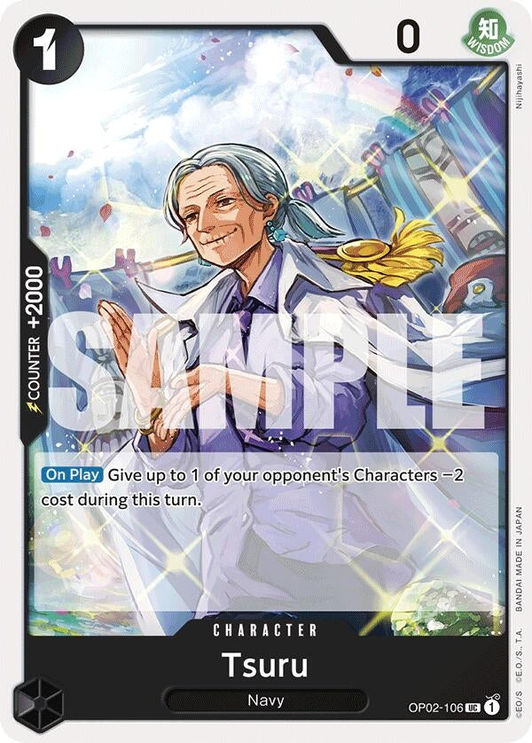 Image for Tsuru (Reprint) (Premium Booster -The Best-) (OP02-106) - One Piece Card Game