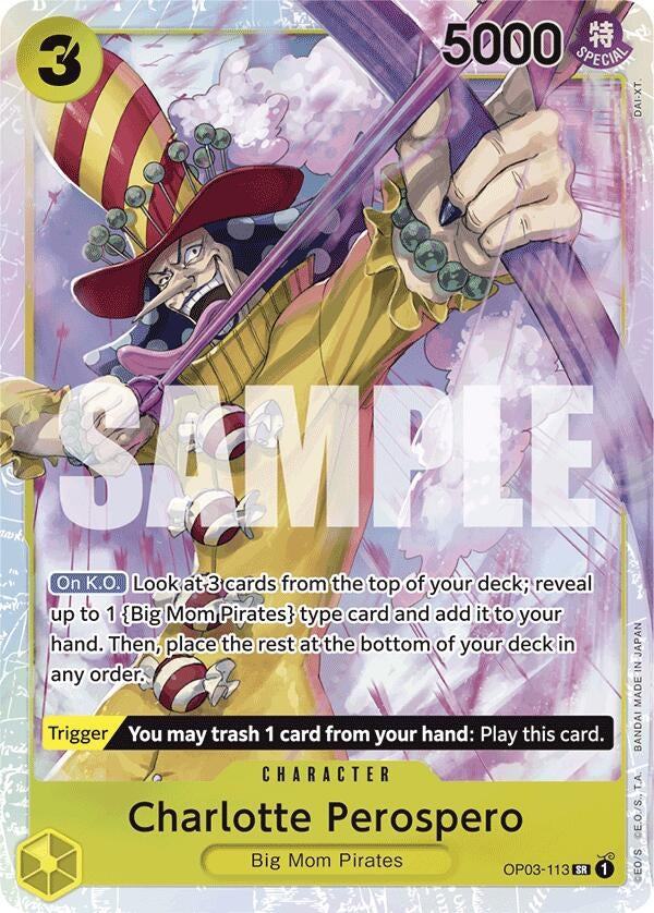 Image for Charlotte Perospero (Reprint) (Premium Booster -The Best-) (OP03-113) - One Piece Card Game