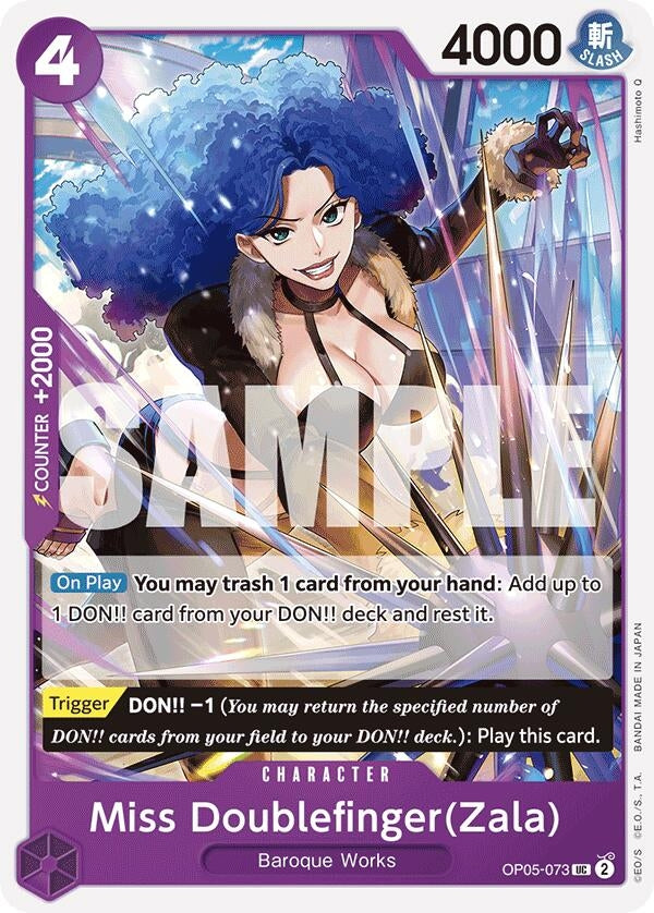 Image for Miss Doublefinger(Zala) (Reprint) (Premium Booster -The Best-) (OP05-073) - One Piece Card Game