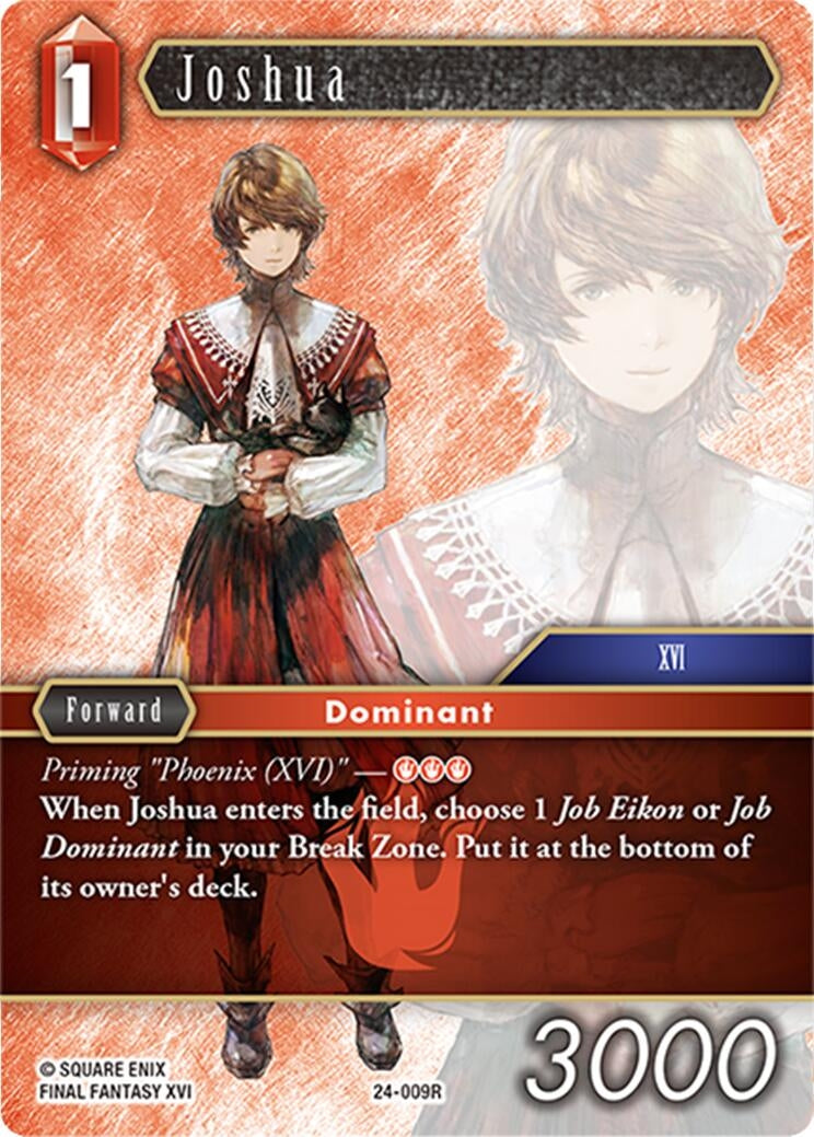 Image for Joshua (Hidden Legends) (24-009R) - Final Fantasy TCG