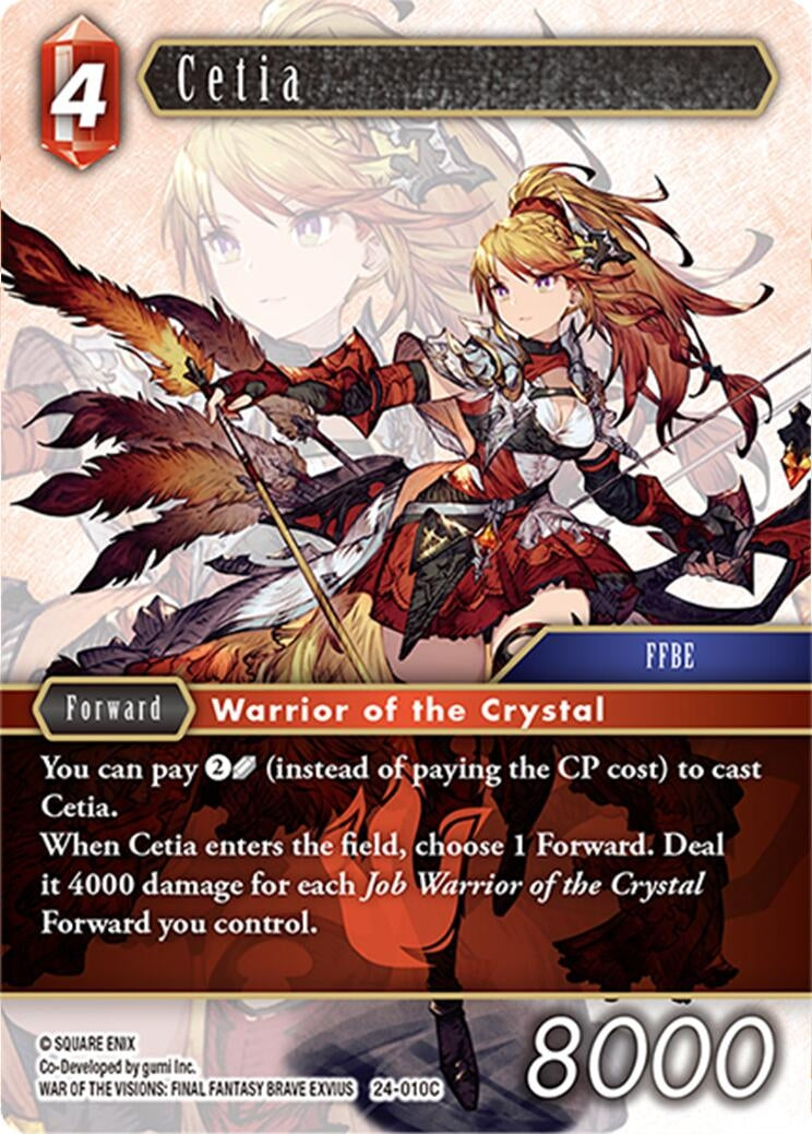 Image for Cetia (Hidden Legends) (24-010C) - Final Fantasy TCG