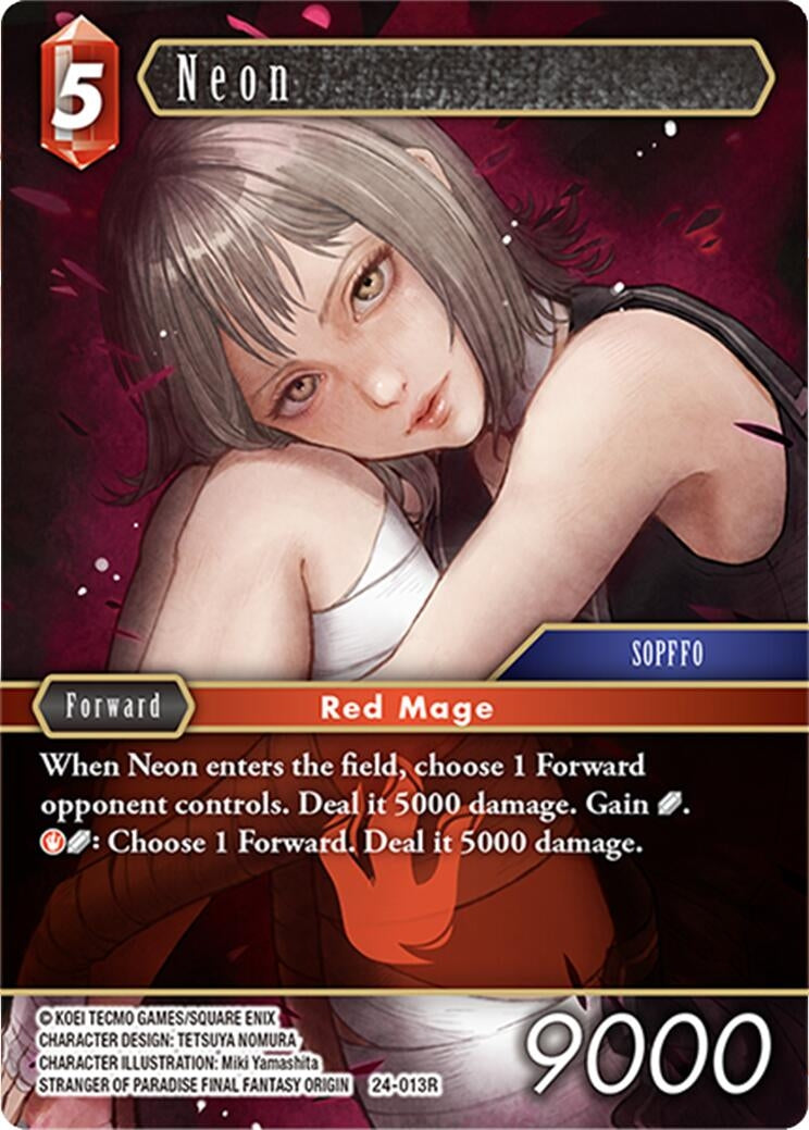 Image for Neon (Hidden Legends) (24-013R) - Final Fantasy TCG