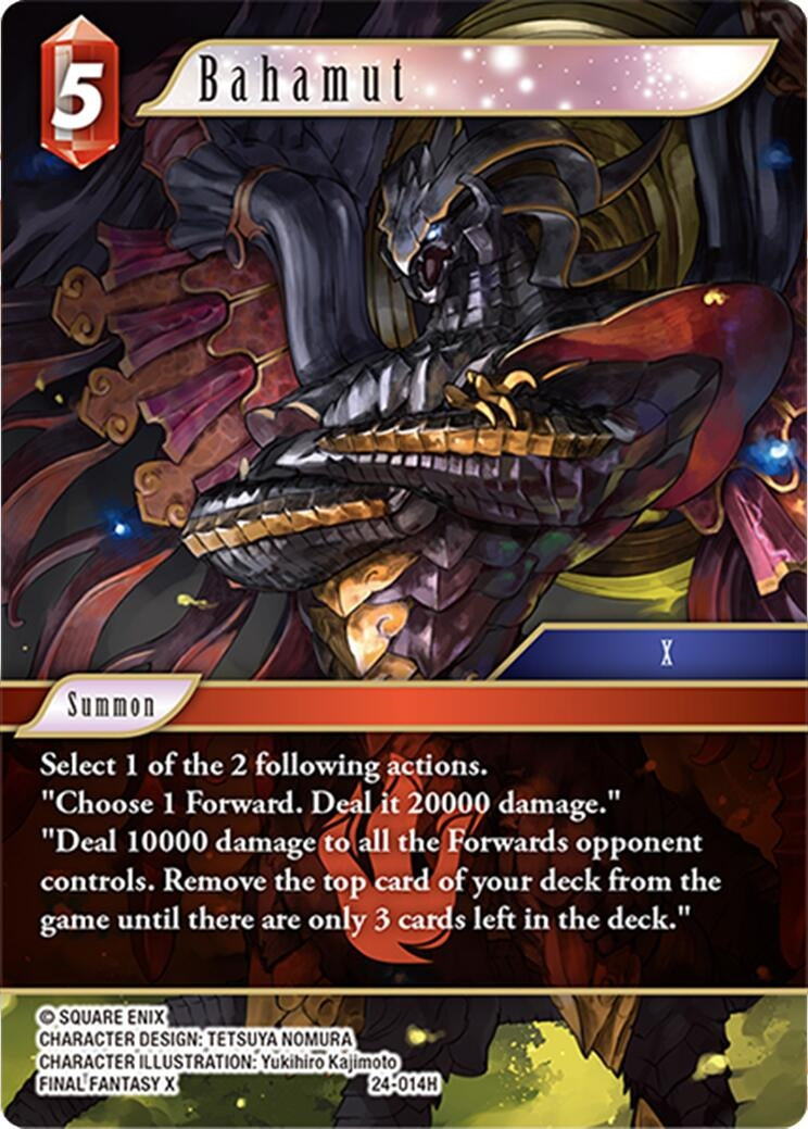 Image for Bahamut (Hidden Legends) (24-014H) - Final Fantasy TCG