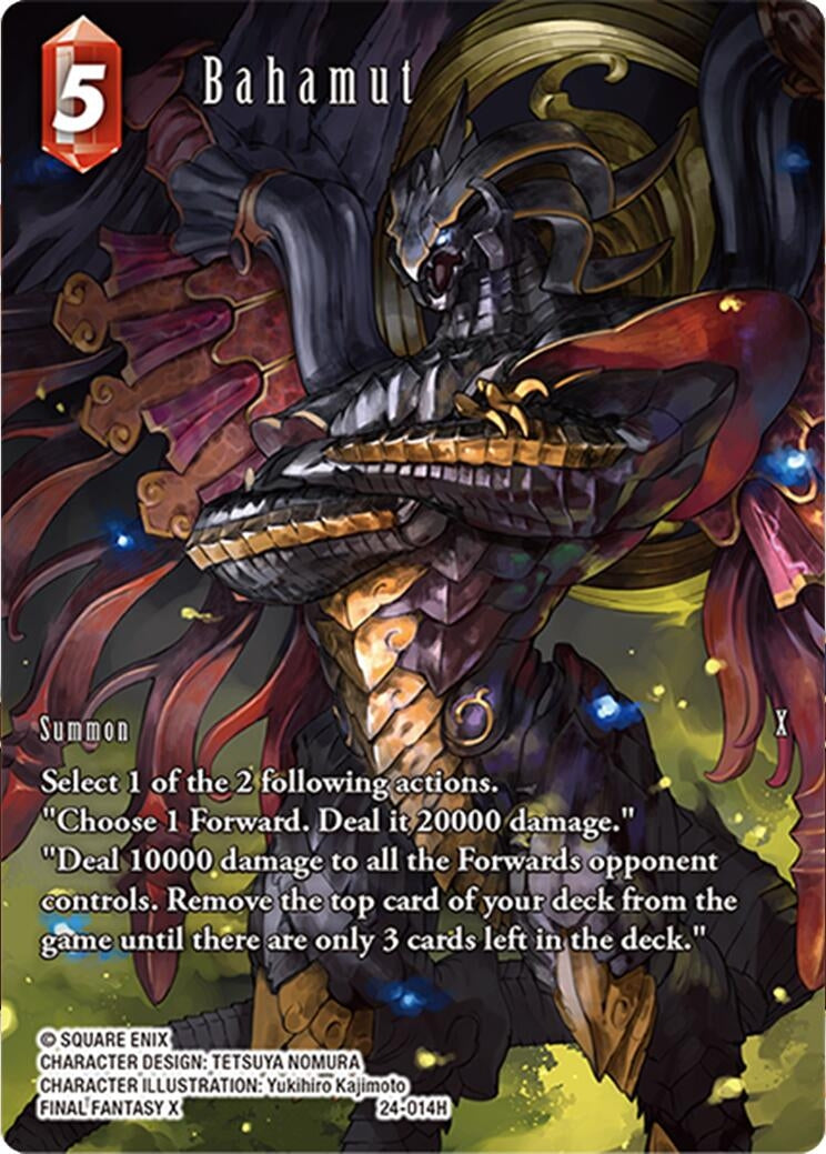 Image for Bahamut (Full Art) (Hidden Legends) (24-014H) - Final Fantasy TCG
