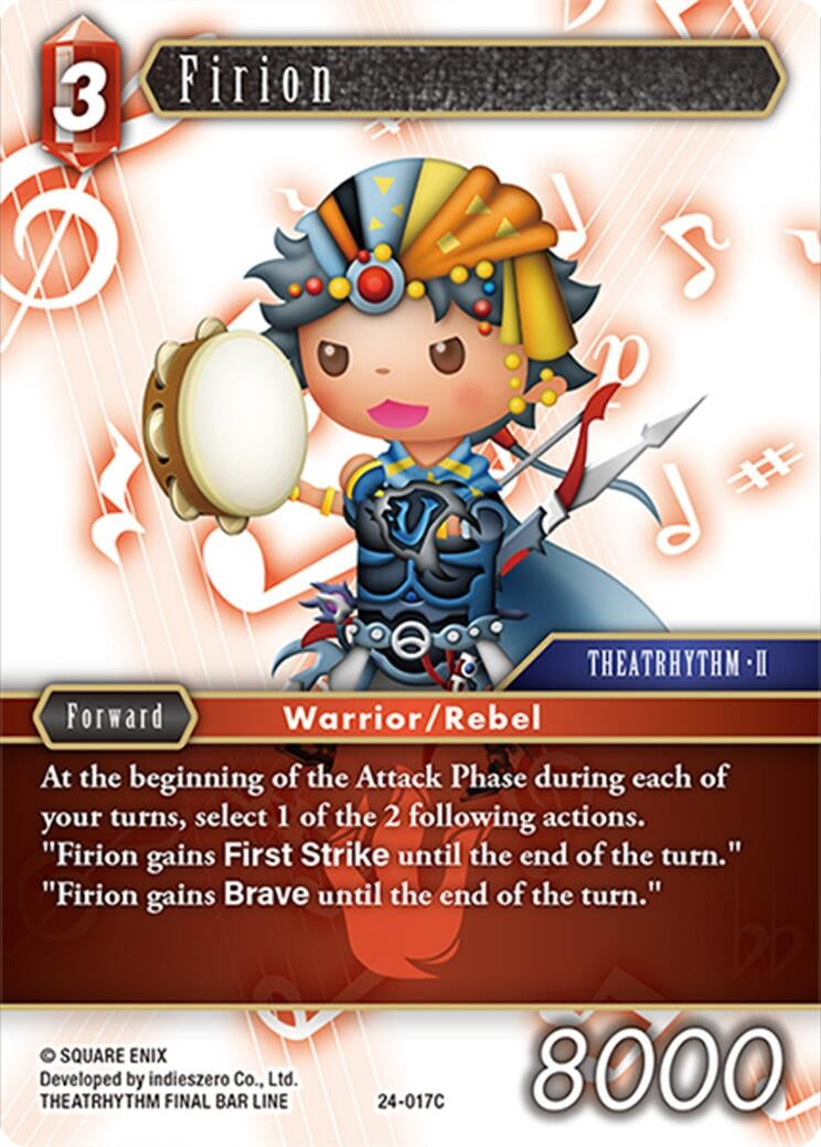 Image for Firion (Hidden Legends) (24-017C) - Final Fantasy TCG