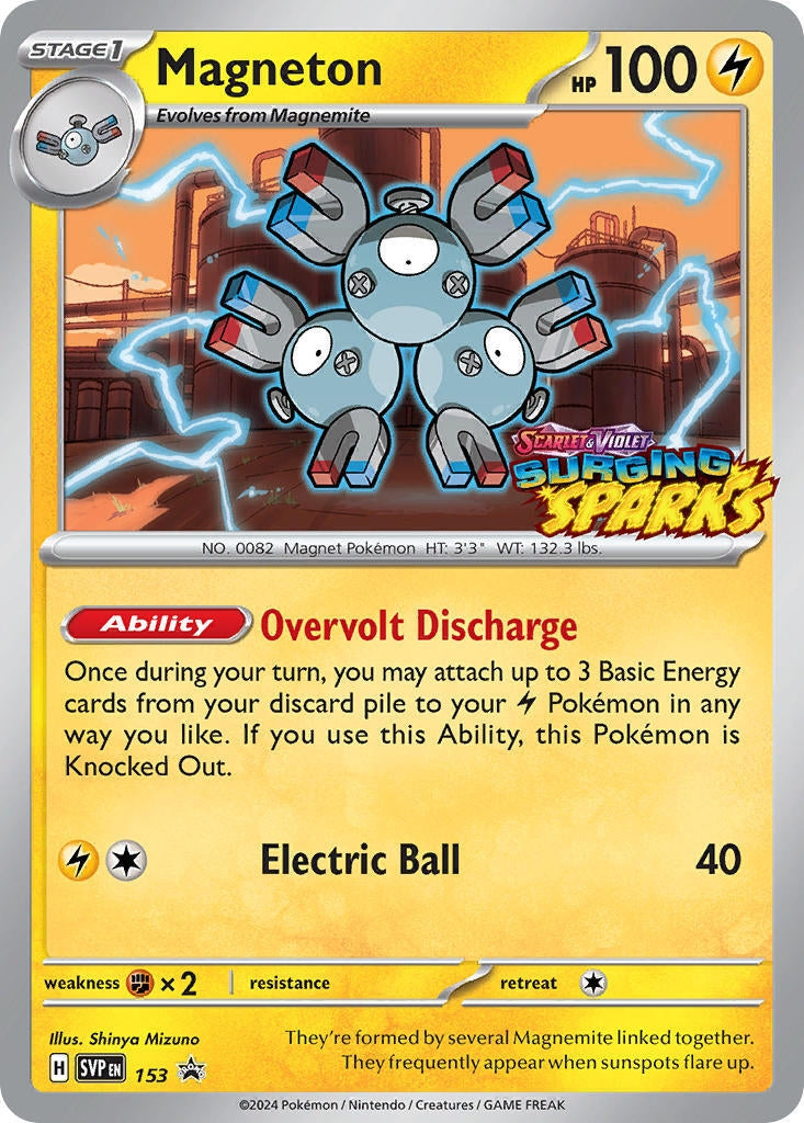 Image for Magneton - 153 (SV: Scarlet & Violet Promo Cards) (153) - Pokemon