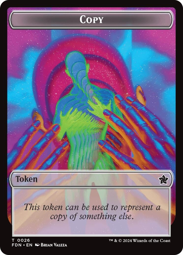 Image for Copy // Human Double-Sided Token (Foundations) (26 // 3) - Magic: The Gathering