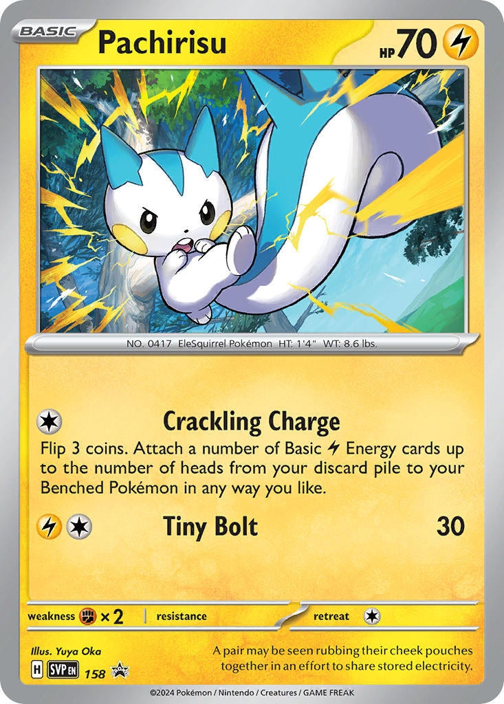 Image for Pachirisu - 158 (SV: Scarlet & Violet Promo Cards) (158) - Pokemon