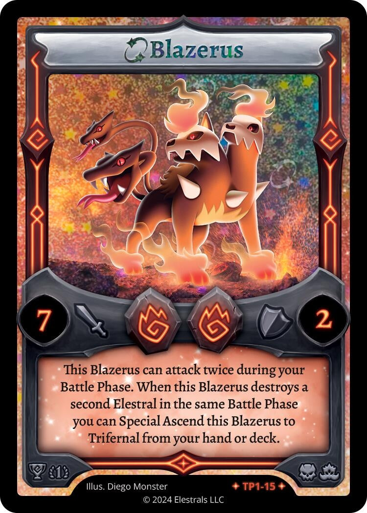 Image for Blazerus (Organized Play Series 1) (TP1-15) - Elestrals