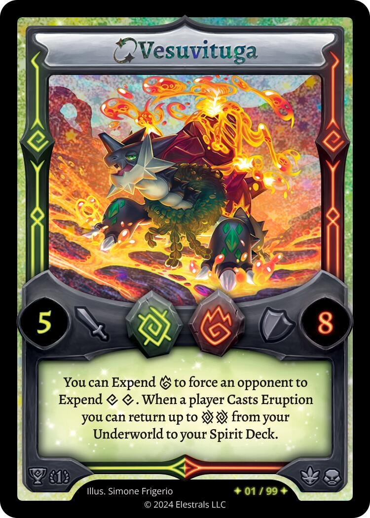 Image for Vesuvituga (Serialized) (Organized Play Series 1) (/99) - Elestrals
