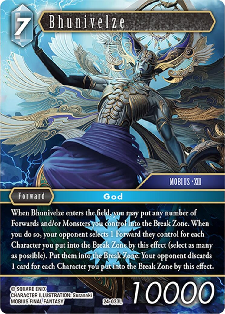 Image for Bhunivelze (Hidden Legends) (24-033L) - Final Fantasy TCG