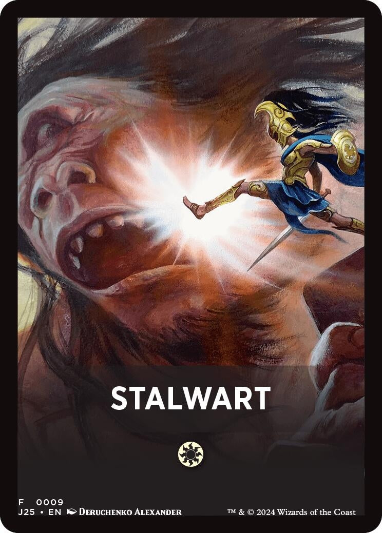 Image for Stalwart Theme Card (Foundations Jumpstart) (9) - Magic: The Gathering