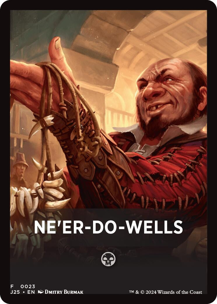 Image for Ne'er-Do-Wells Theme Card (Foundations Jumpstart) (23) - Magic: The Gathering