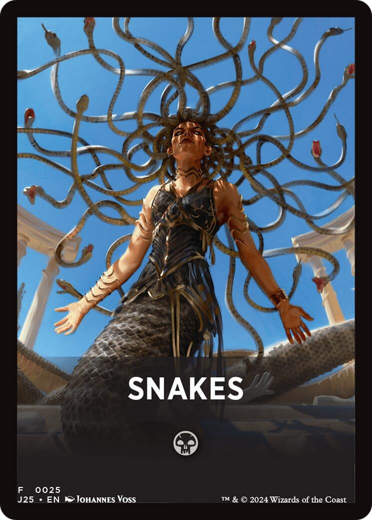 Image for Snakes Theme Card (Foundations Jumpstart) (25) - Magic: The Gathering