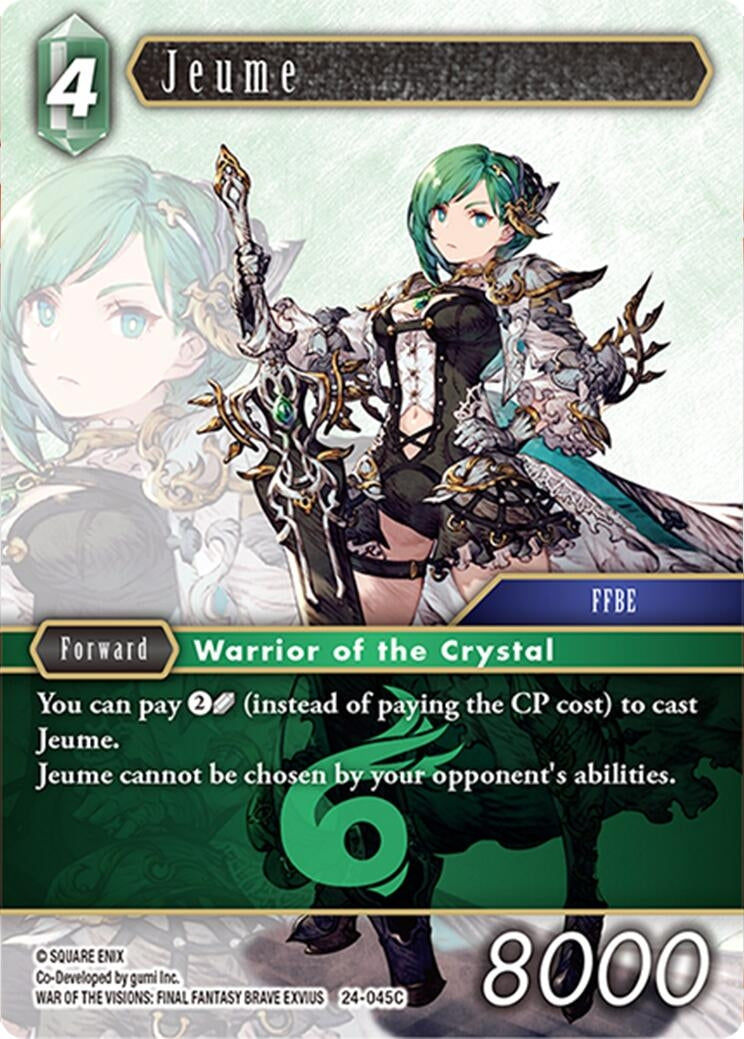 Image for Jeume (Hidden Legends) (24-045C) - Final Fantasy TCG