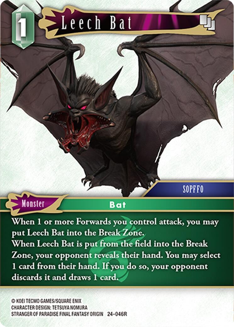 Image for Leech Bat (Hidden Legends) (24-046R) - Final Fantasy TCG