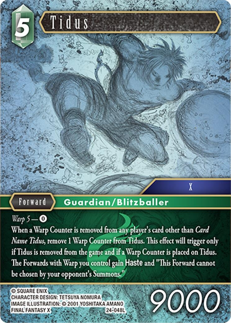 Image for Tidus (Hidden Legends) (24-048L) - Final Fantasy TCG