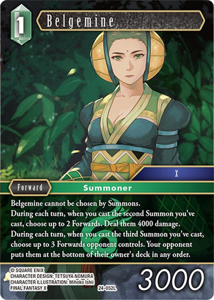 Image for Belgemine (Hidden Legends) (24-052L) - Final Fantasy TCG