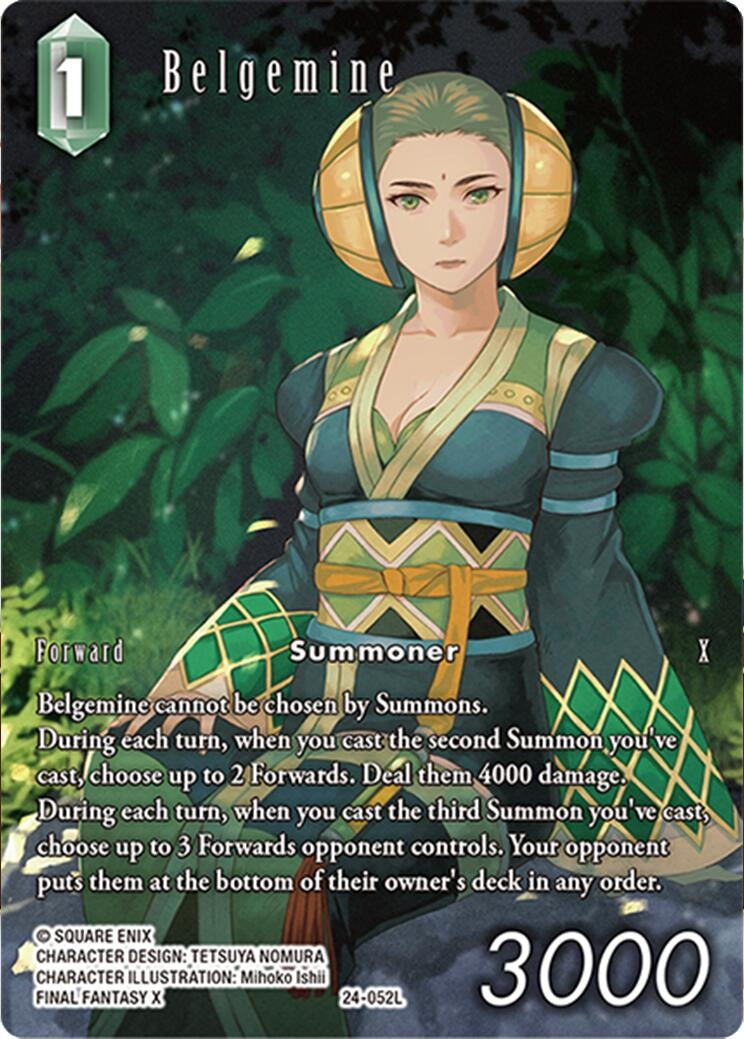 Image for Belgemine (Full Art) (Hidden Legends) (24-052L) - Final Fantasy TCG