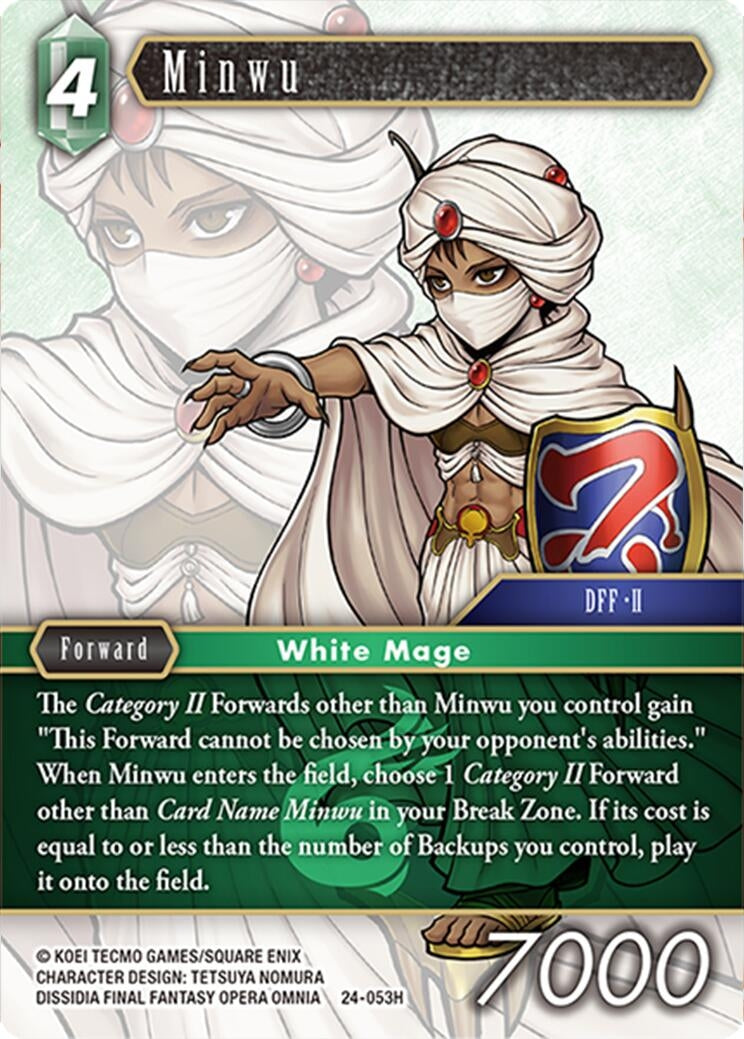 Image for Minwu (Hidden Legends) (24-053H) - Final Fantasy TCG