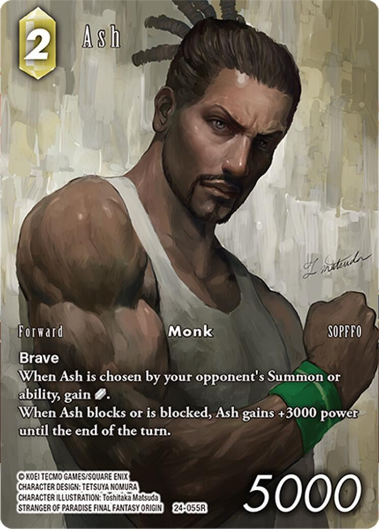 Image for Ash (Full Art) (Hidden Legends) (24-055R) - Final Fantasy TCG