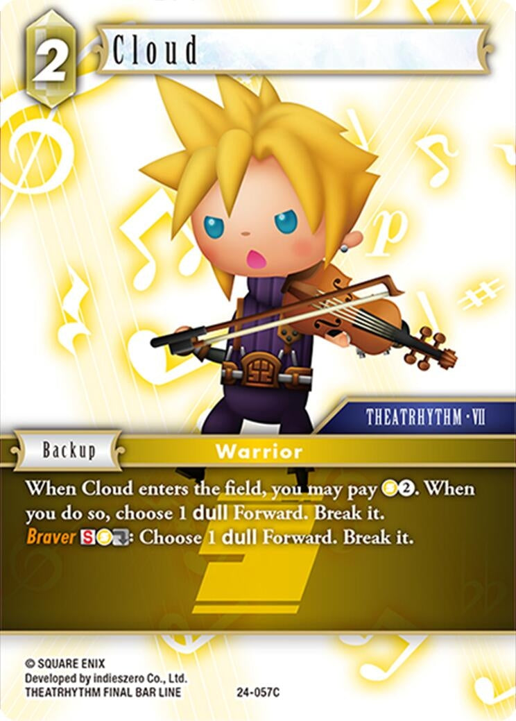 Image for Cloud (Hidden Legends) (24-057C) - Final Fantasy TCG