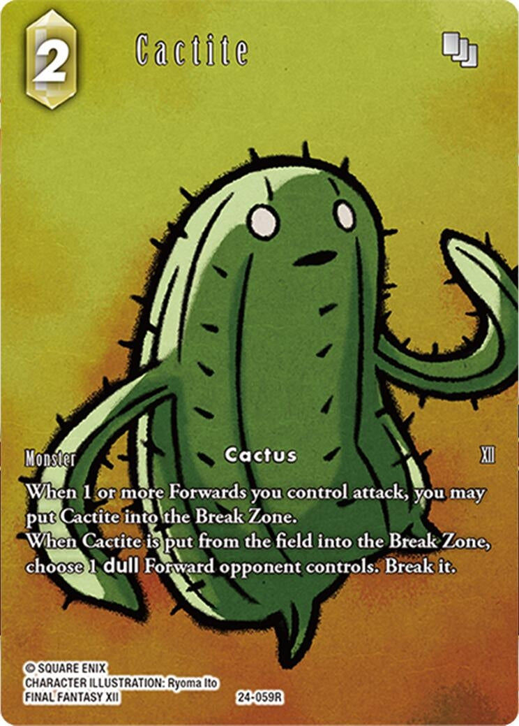 Image for Cactite (Full Art) (Hidden Legends) (24-059R) - Final Fantasy TCG