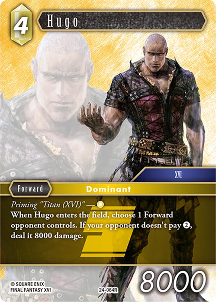 Image for Hugo (Hidden Legends) (24-064R) - Final Fantasy TCG
