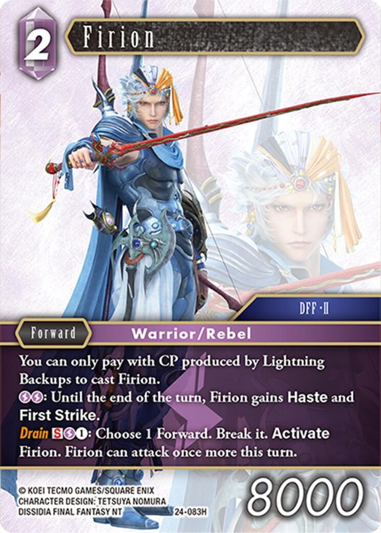 Image for Firion (24-083H) (Hidden Legends) (24-083H) - Final Fantasy TCG