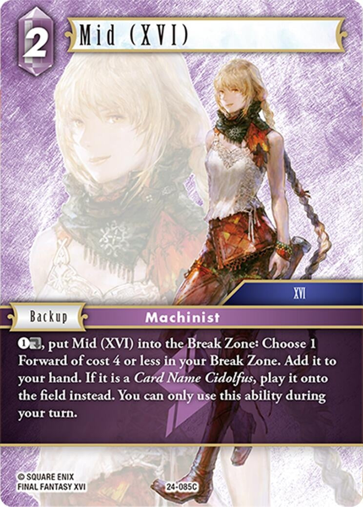 Image for Mid (XVI) (Hidden Legends) (24-085C) - Final Fantasy TCG