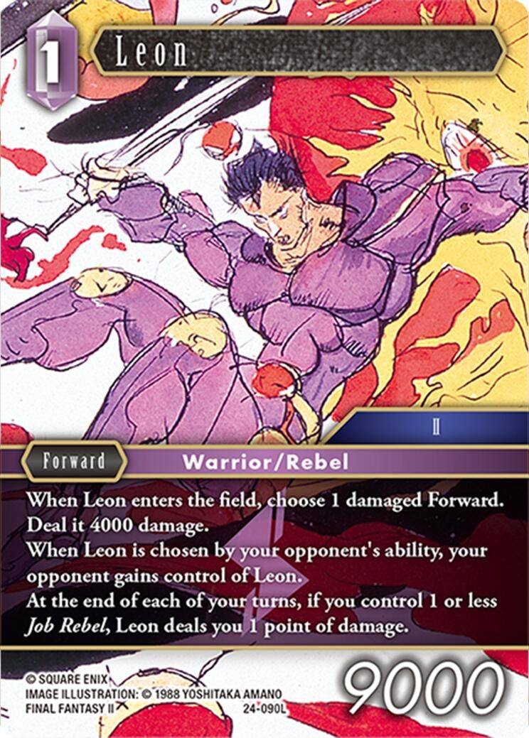 Image for Leon (Hidden Legends) (24-090L) - Final Fantasy TCG