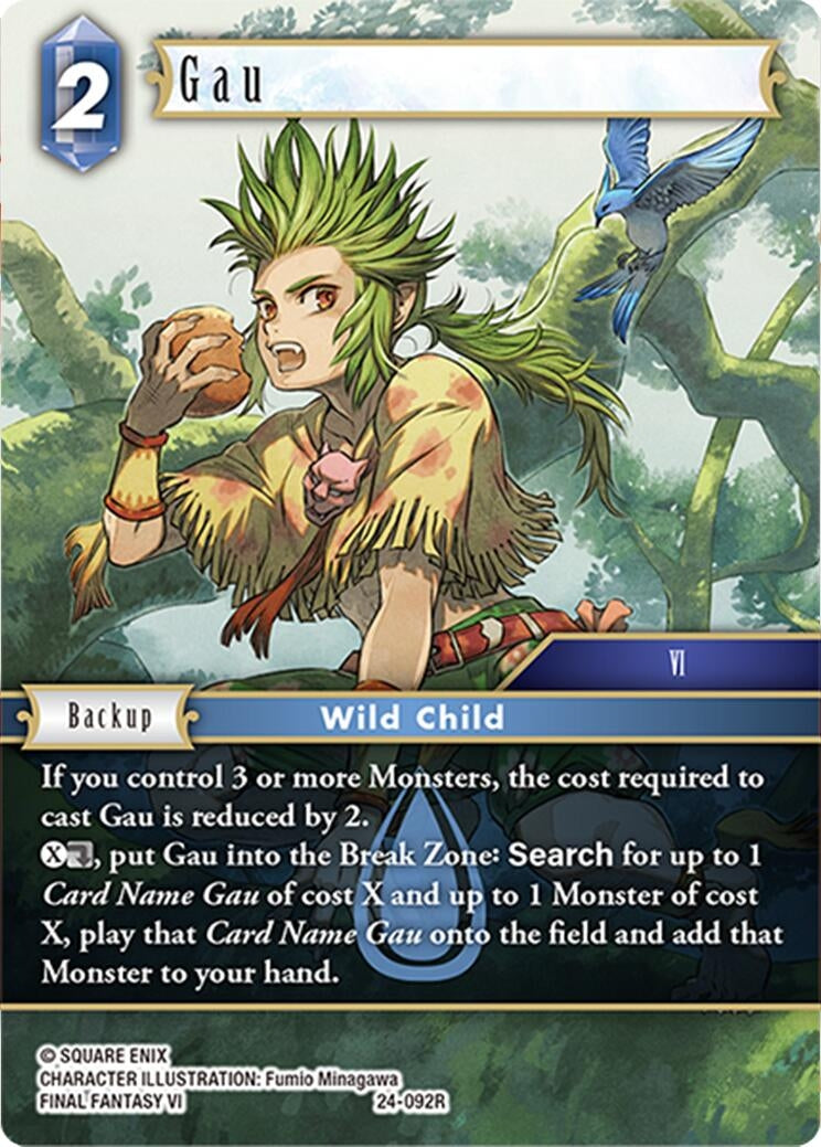 Image for Gau (Hidden Legends) (24-092R) - Final Fantasy TCG