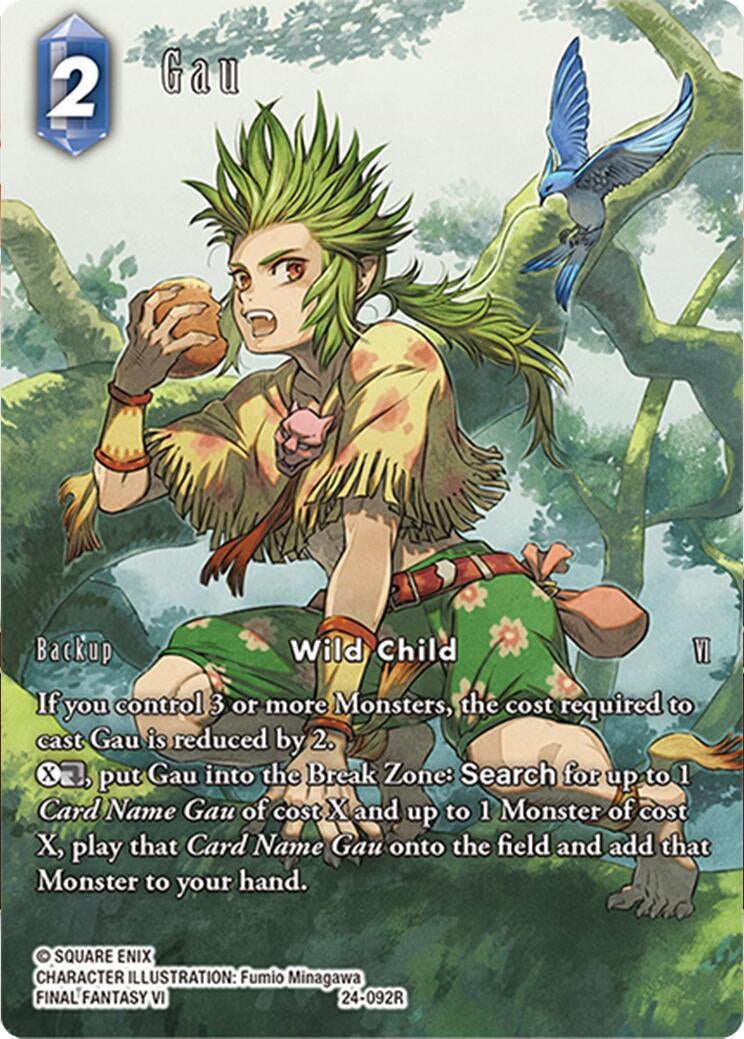 Image for Gau (Full Art) (Hidden Legends) (24-092R) - Final Fantasy TCG