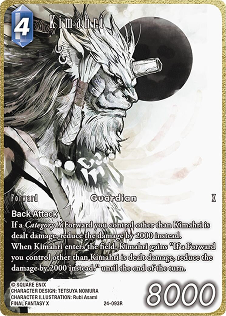 Image for Kimahri (Full Art) (Hidden Legends) (24-093R) - Final Fantasy TCG