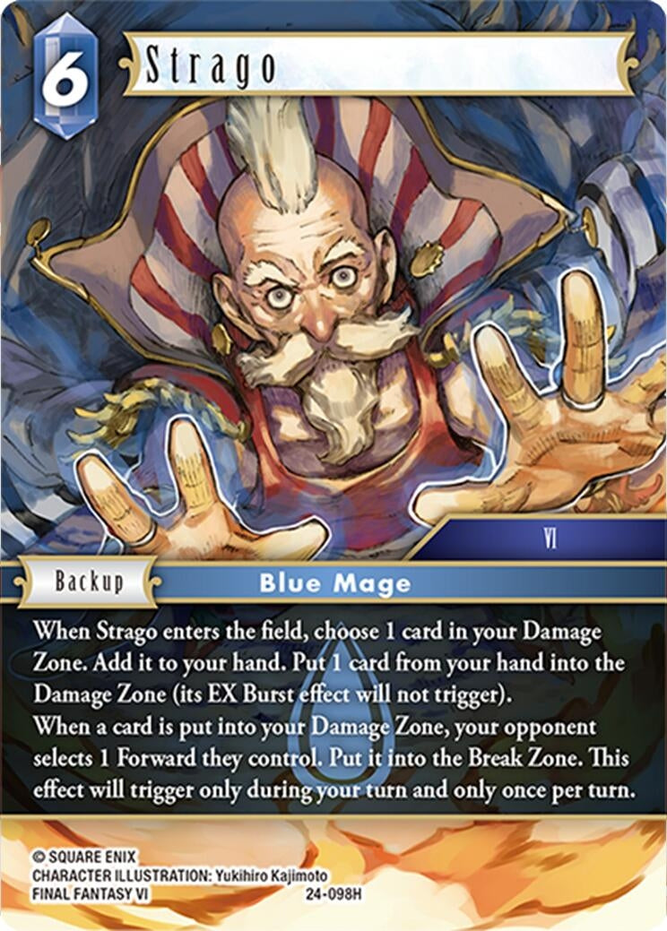 Image for Strago (Hidden Legends) (24-098H) - Final Fantasy TCG