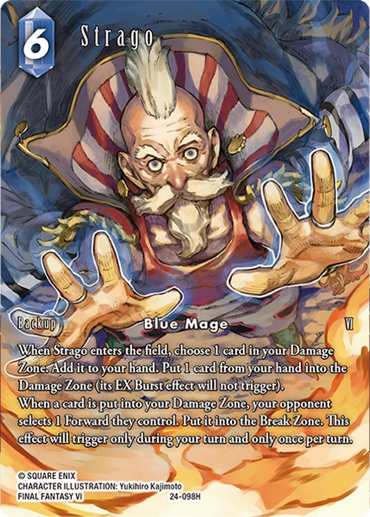 Image for Strago (Full Art) (Hidden Legends) (24-098H) - Final Fantasy TCG
